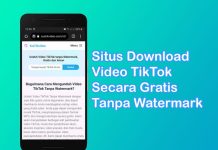 situs web download video TikTok gratis tanpa watermark