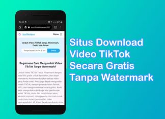 situs web download video TikTok gratis tanpa watermark