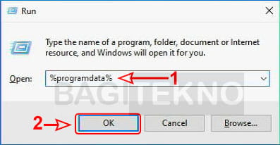 buka Program Data File Explorer