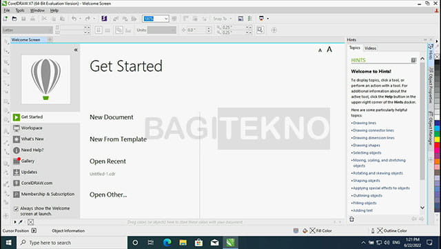 cara mengatasi Corel Draw X7 tidak bisa save file tanpa keygen