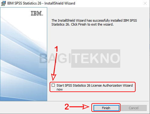 SPSS 26 sudah selesai terinstall
