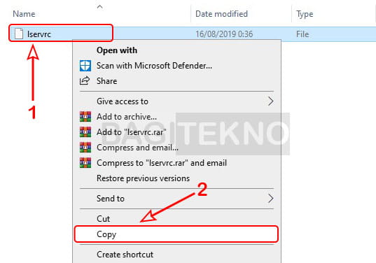 Copy lisensi SPSS 26 untuk aktivasi