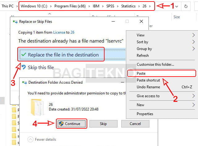 cara aktivasi SPSS 26 agar bisa terus digunakan