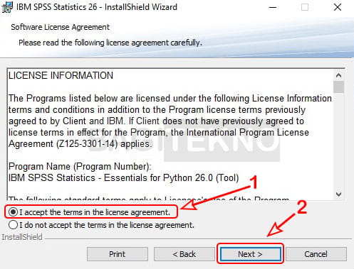 license agreement SPSS 26