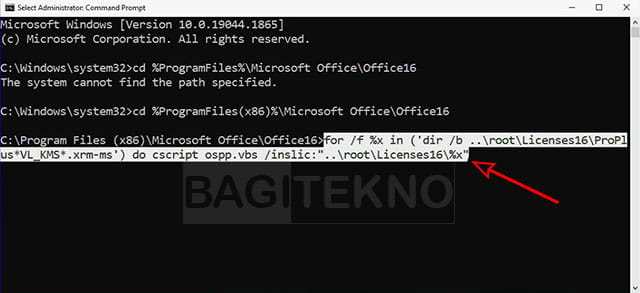 convert Office retail ke Volume sebagai cara mengatasi word yang tidak bisa diketik