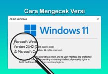 cara cek versi Windows 11 yang digunakan