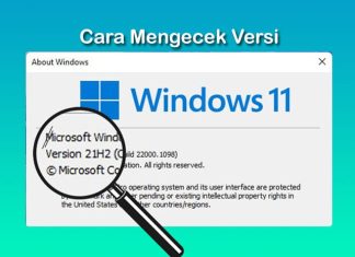 cara cek versi Windows 11 yang digunakan