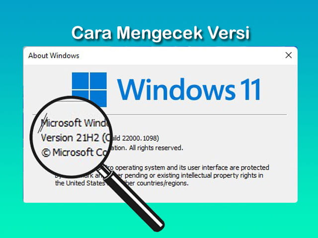 cara cek versi Windows 11 yang digunakan