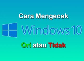 cara cek windows 10 ori atau tidak