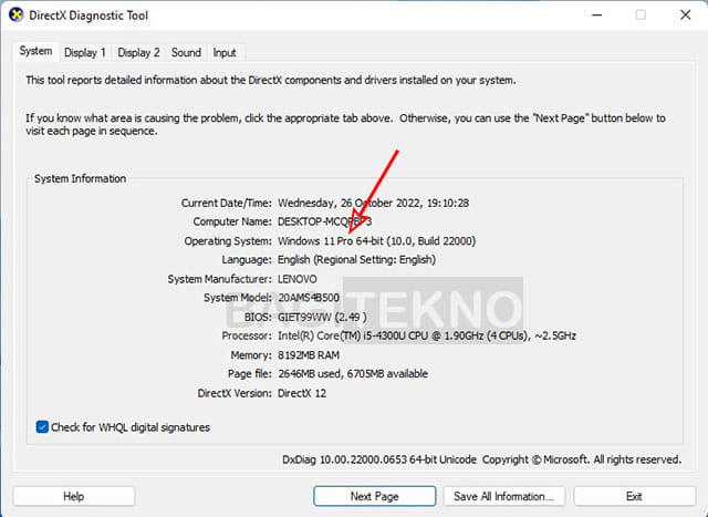 cara cek edisi Windows 11