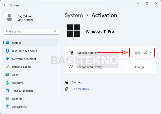 cara melihat status aktivasi Windows 11