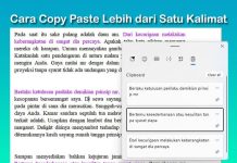 cara copy paste lebih dari satu kata, kalimat, atau paragraf di Windows 11