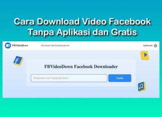 cara mendownload video facebook tanpa aplikasi