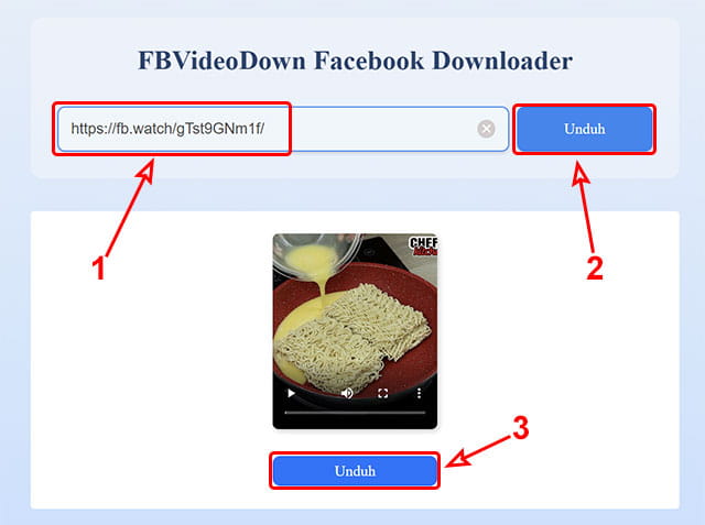 cara download video fb secara gratis