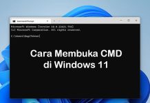 cara membuka CMD di Windows 11 dengan mudah