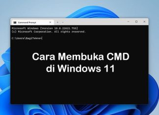 cara membuka CMD di Windows 11 dengan mudah