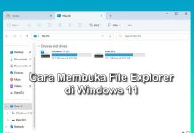 cara membuka File Explorer di Laptop Windows 11