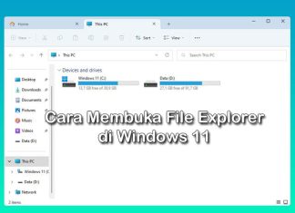 cara membuka File Explorer di Laptop Windows 11