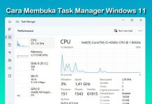 cara membuka Task Manager Windows 11 di Laptop dan PC