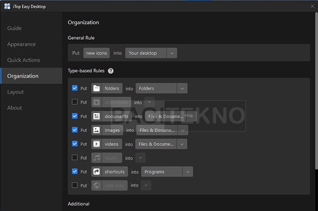 merapihkan icon Desktop menggunakan iTop Easy Desktop