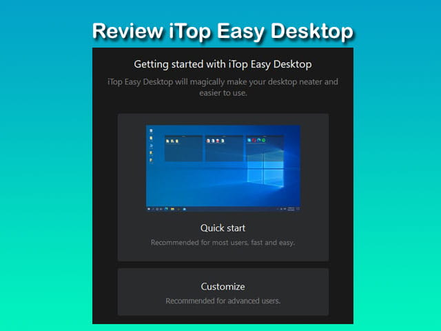 review iTop Easy Desktop, aplikasi pengatur icon Desktop