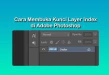 cara mengatasi gambar layer index terkunci di photoshop