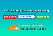 cara redirect domain tanpa hosting di cloudflare