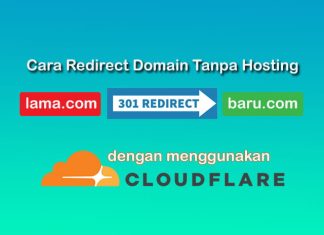 cara redirect domain tanpa hosting di cloudflare