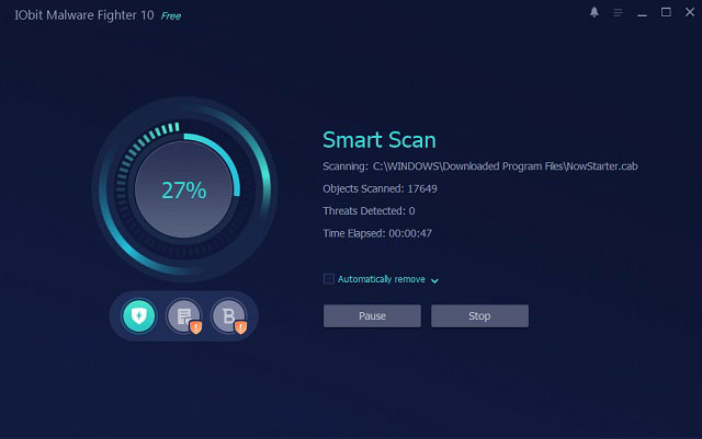 Smart scan IObit Malware Fighter