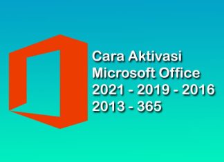 cara aktivasi microsoft office gratis tanpa product key