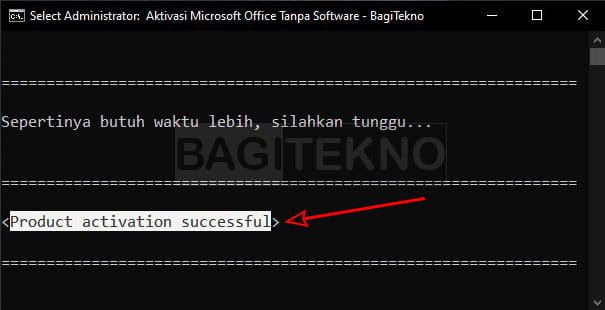 cara aktivasi microsoft office dengan CMD