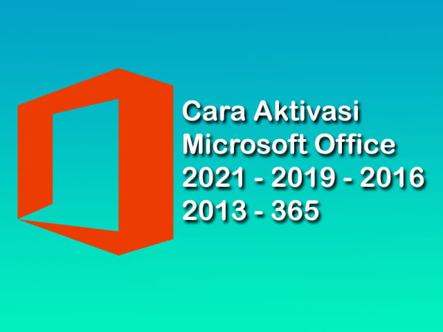 cara aktivasi microsoft office gratis tanpa product key