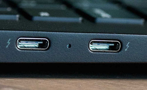 jenis port laptop: thunderbolt