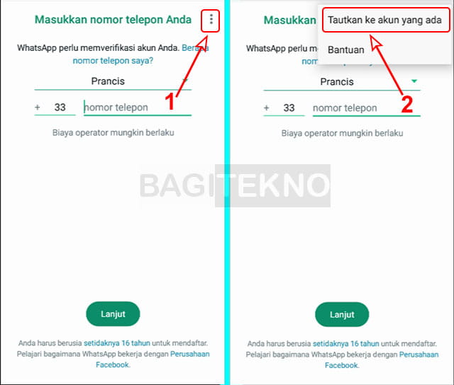 cara menggunakan 1 nomor WA di 2 HP berbeda