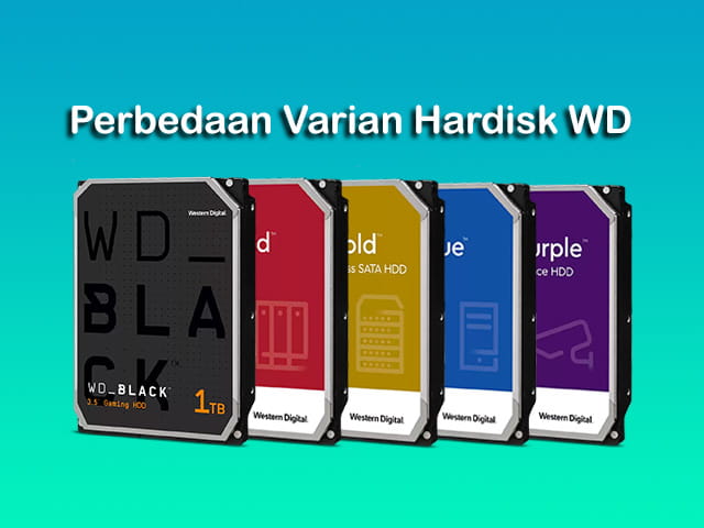 Perbedaan jenis Hardisk WD